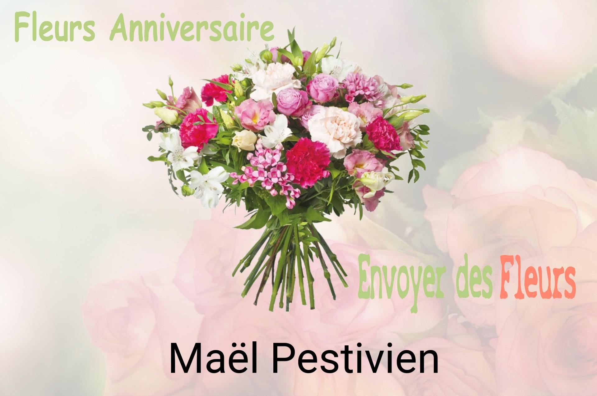 Bouquet de fleurs d’anniversaire livré à Maël-Pestivien